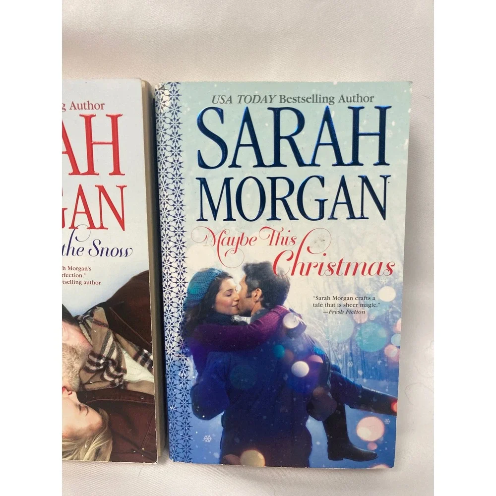 Sarah Morgan Christmas Lot of 3 Paperback Holiday Romance Books 5th Avenue